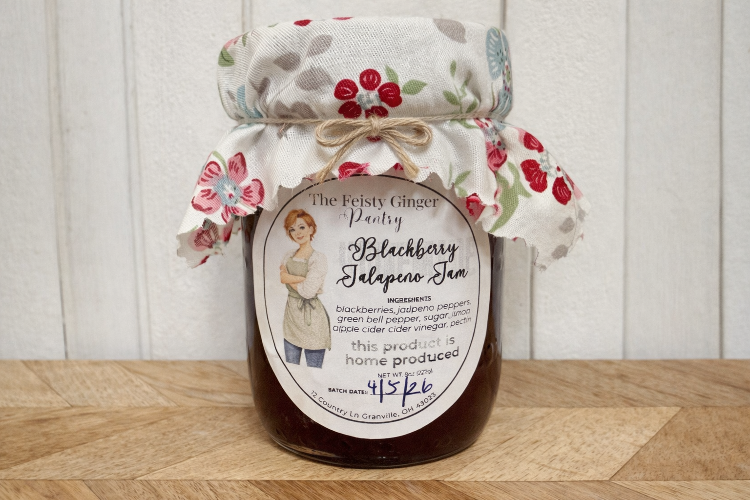 Blackberry Jalapeno Jam