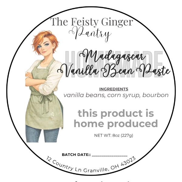 Madagascar Vanilla Bean Paste - 8oz
